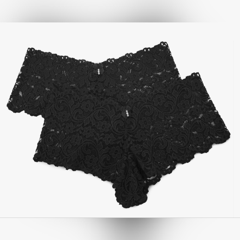 Signature Lace Cheeky Panty 2 Pack. NWT